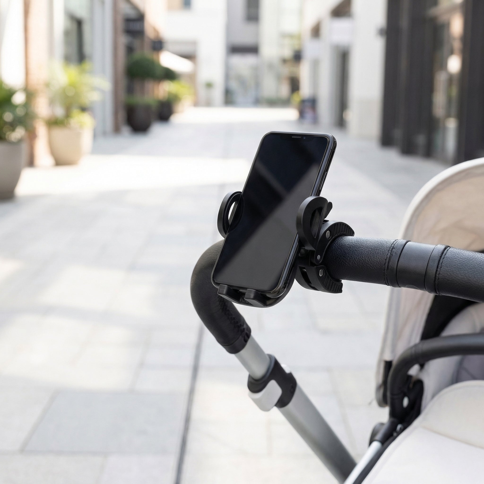 Phone Holder for Strollers & Trolleys